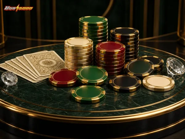 Visual meja virtual dalam kategori Pool Rummy